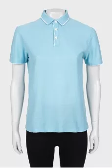 Two-tone polo shirt