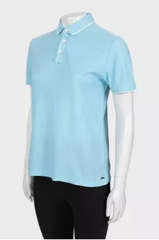 Two-tone polo shirt
