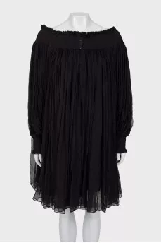 Silk midi dress