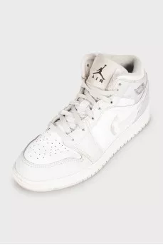 Air Jordan 1 Mid Gray Camo sneakers