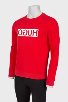 Men's sweatshirt with brand logo