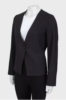Black jacket with pockets