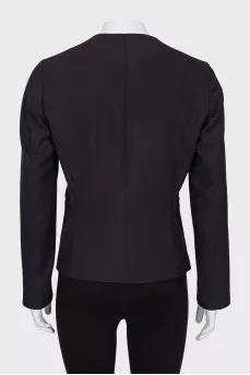 Black jacket with pockets