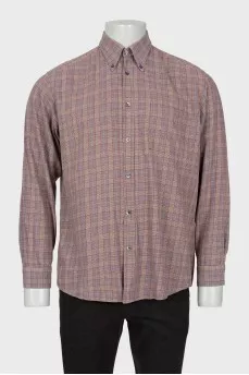 Men's checkered shirt