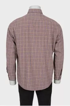 Men's checkered shirt