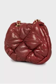 Bag Bubble Quilted Lambskin Micro Flap Bag
