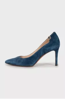 Blue suede shoes