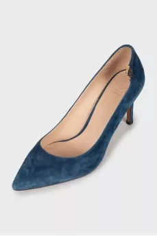 Blue suede shoes