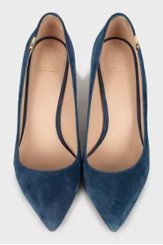 Blue suede shoes