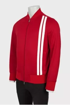 Men's red sports jacket
