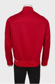 Men's red sports jacket