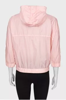 Pink oversized windbreaker