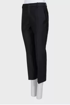 High-waisted classic trousers