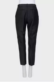 High-waisted classic trousers