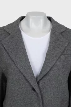 Gray wool jacket