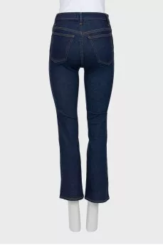 Dark blue high waist jeans