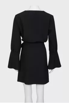 Black dress with ties