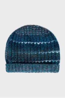 Mixed color knitted hat