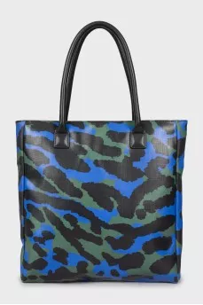 Printed bag made of eco-leather