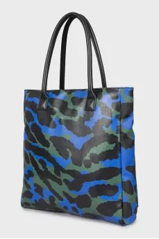 Printed bag made of eco-leather