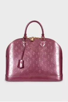 Alma Monogram Vernis bag