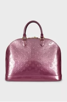 Alma Monogram Vernis bag