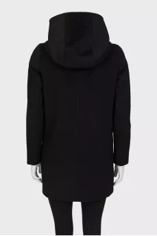 Double-breasted cashmere coat