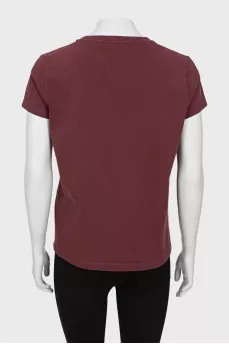 Printed oversized T-shirt