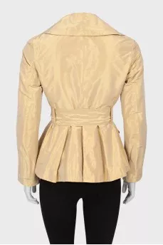 Golden jacket on the belt