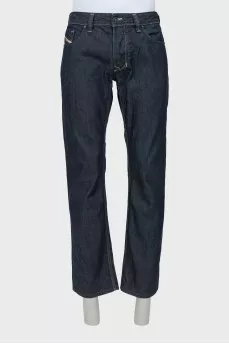 Men's dark blue jeans