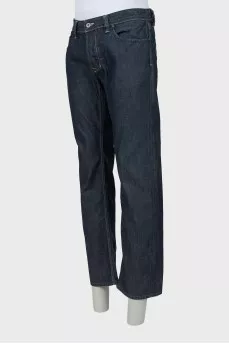 Men's dark blue jeans