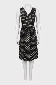 Woven sequin dress