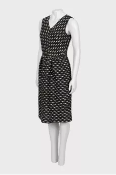 Woven sequin dress