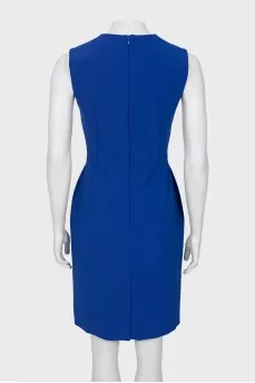 Blue fitted dress