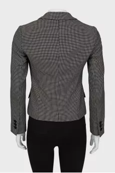 Printed fitted jacket