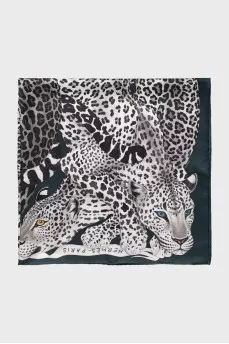 Платок Lazy Leopardesses с бирокой
