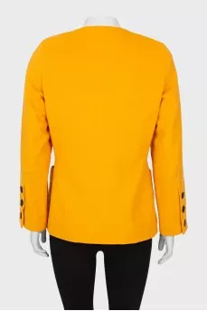 Double-breasted wool jacket