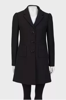 Coat decorated with bows