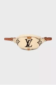 Сумка Bum Bag Monogram Giant Teddy Fleece