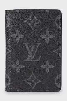 Men's cardholder with brand logo