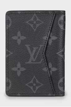 Men's cardholder with brand logo