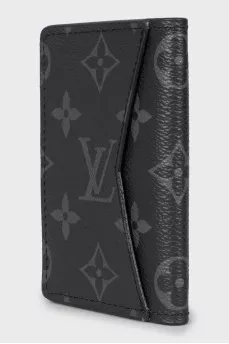 Men's cardholder with brand logo