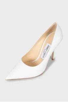 White shoes with glitter