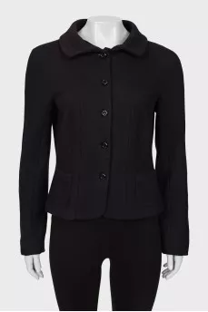 Black jacket with buttons