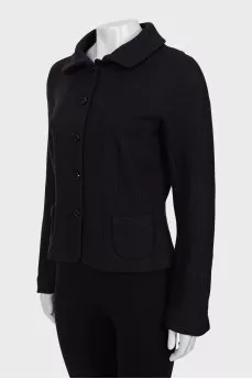 Black jacket with buttons