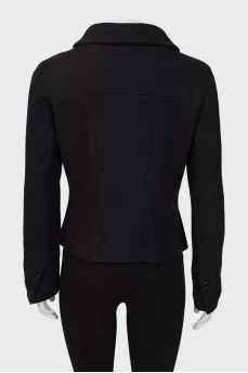 Black jacket with buttons