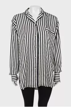 Black and white striped shirt