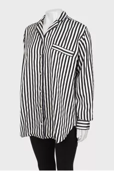 Black and white striped shirt