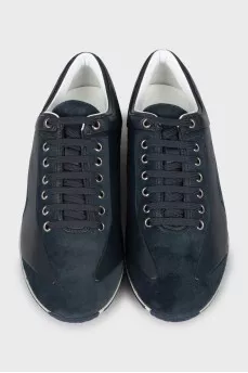 Men's dark blue sneakers