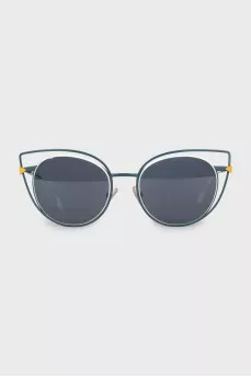 Two tone cat eye sunglasses